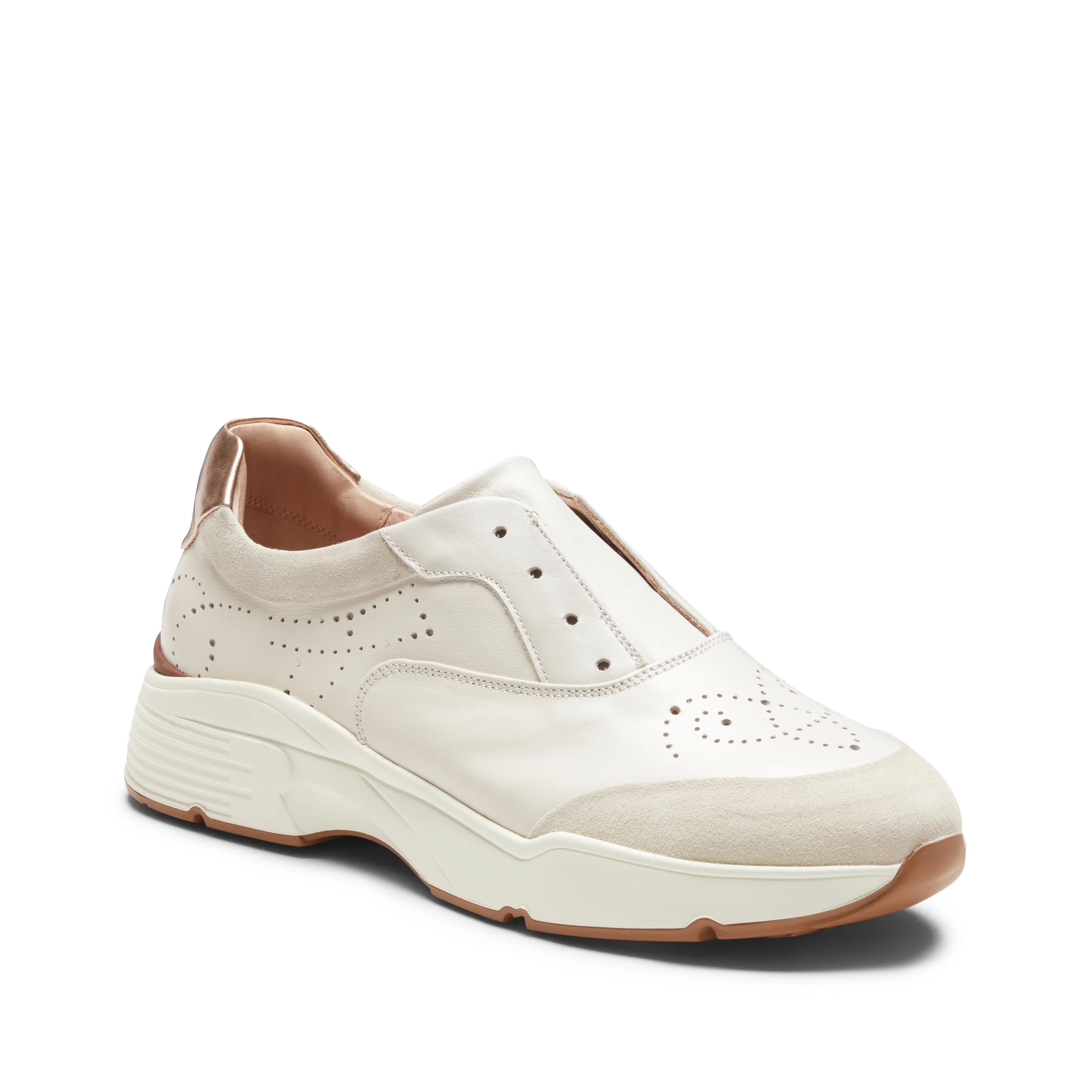 Sneaker in pelle e suede