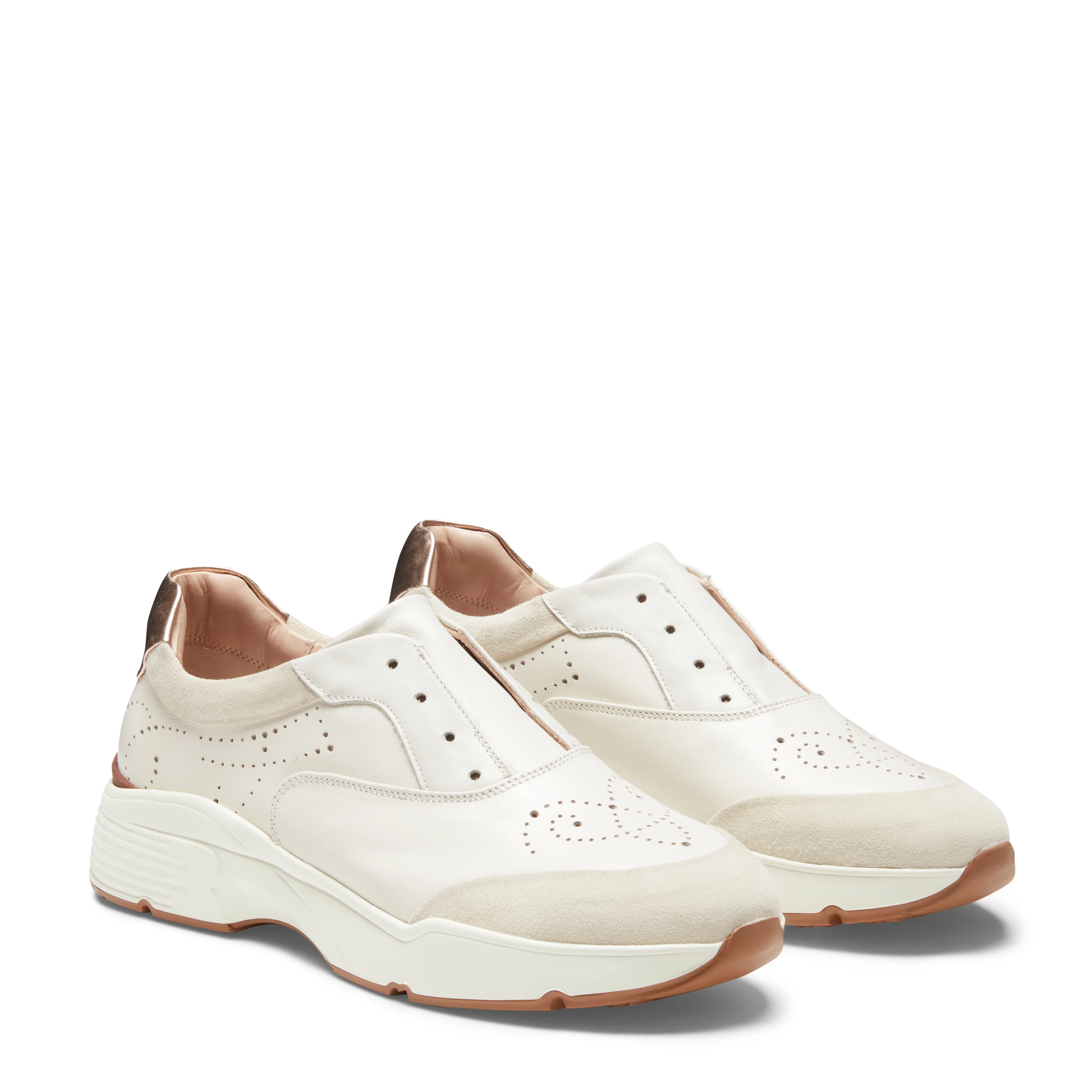 Sneaker in pelle e suede - Image 2