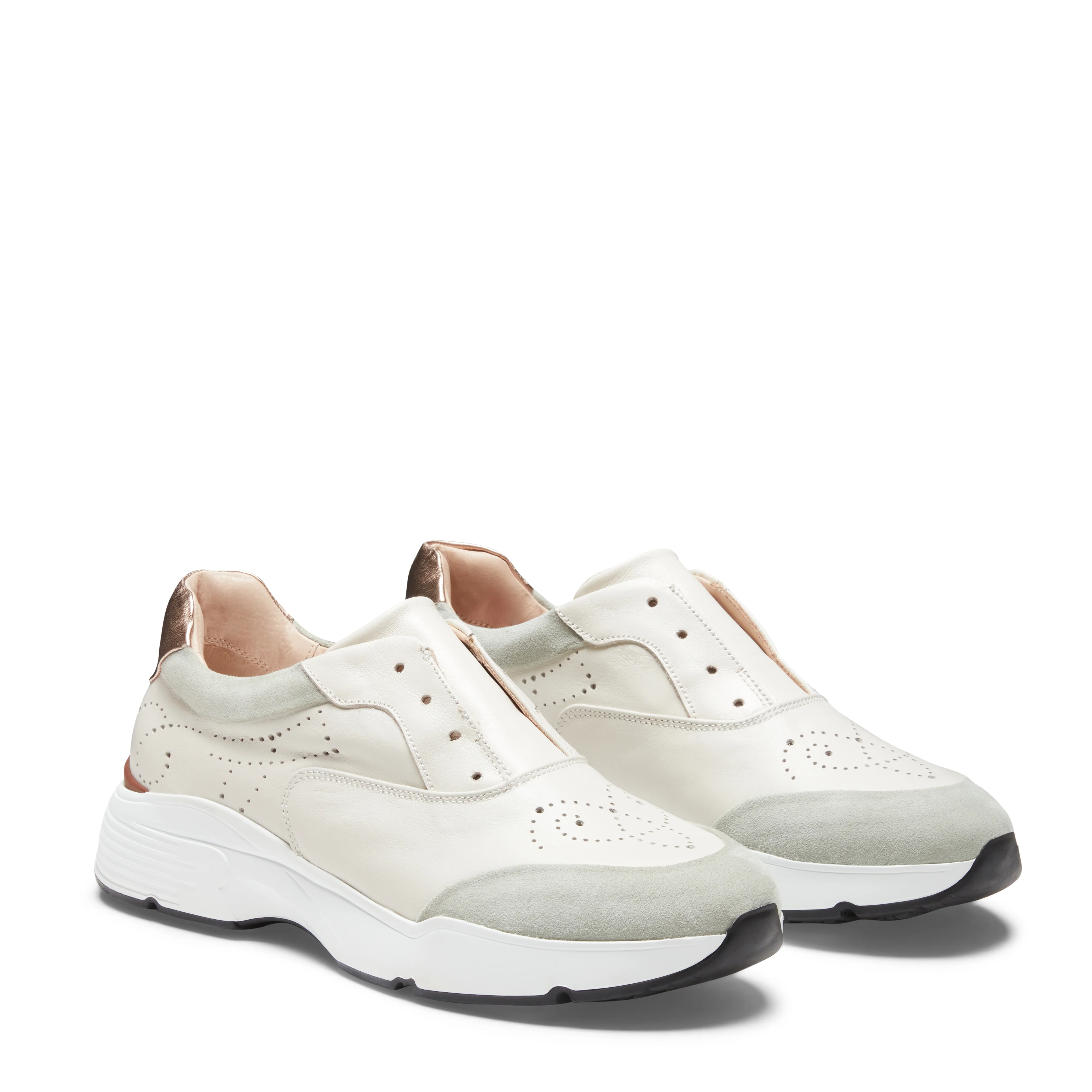 Sneaker in pelle e suede - Image 2