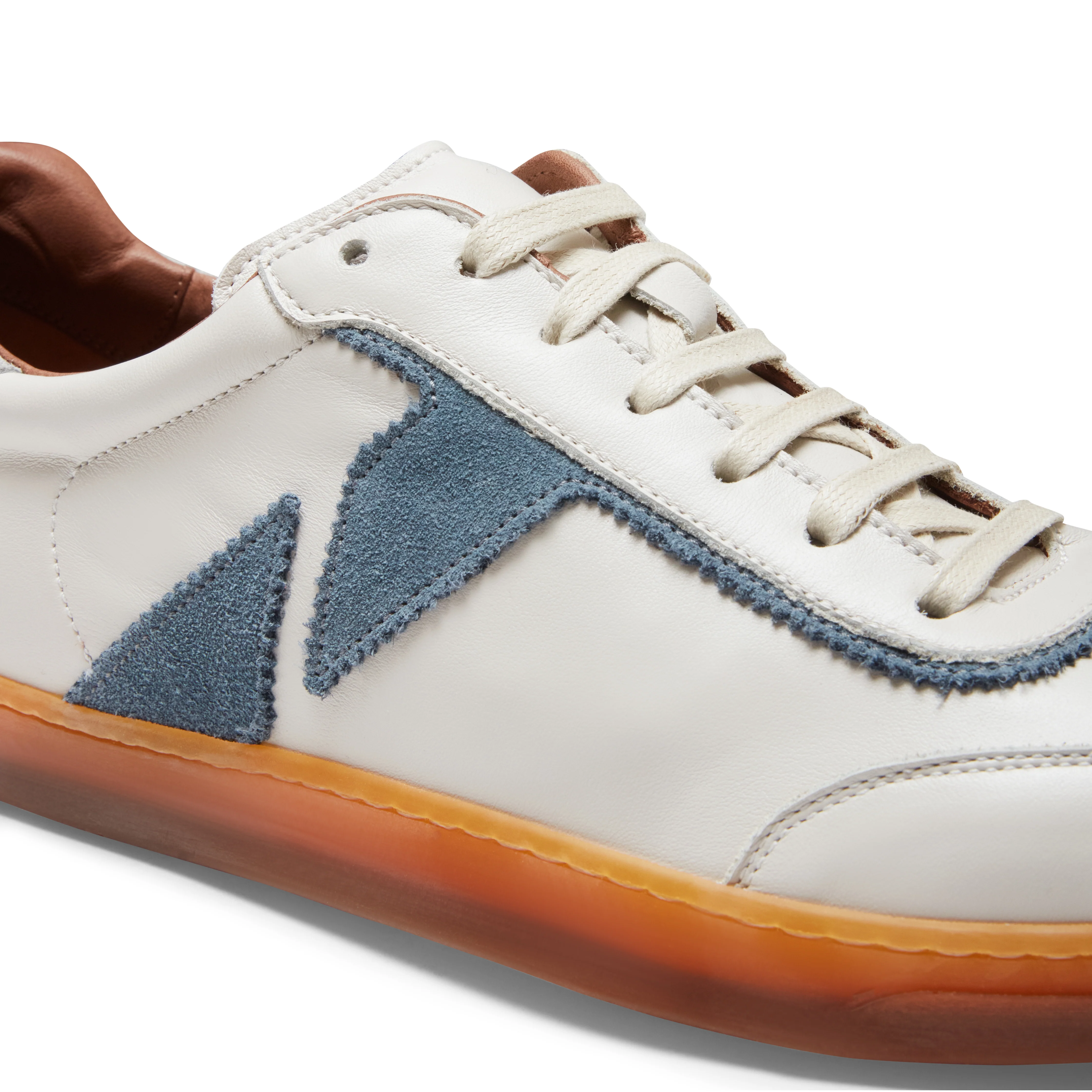 Sneaker in pelle e suede da uomo - Image 4
