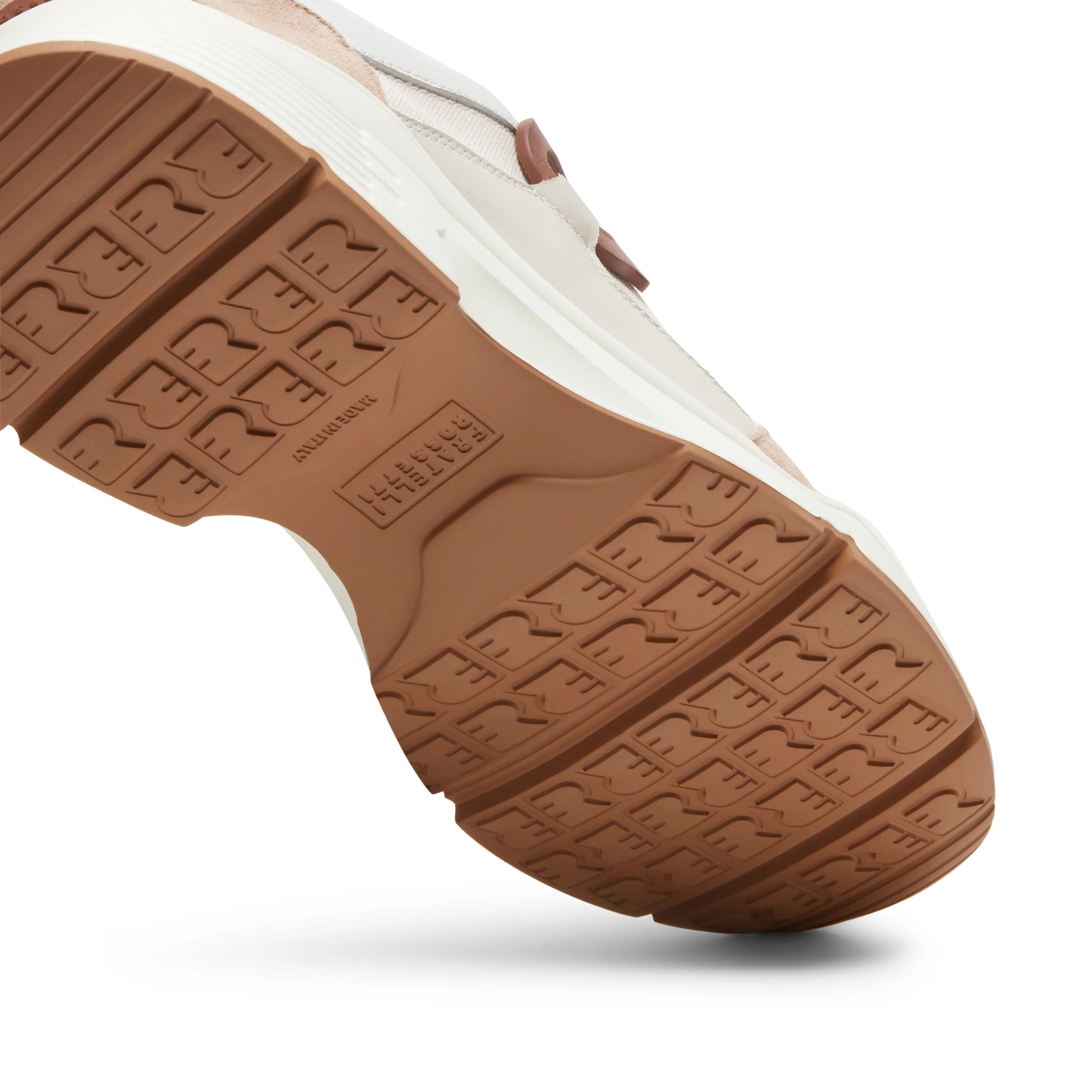 Sneaker in pelle e tessuto - Image 6