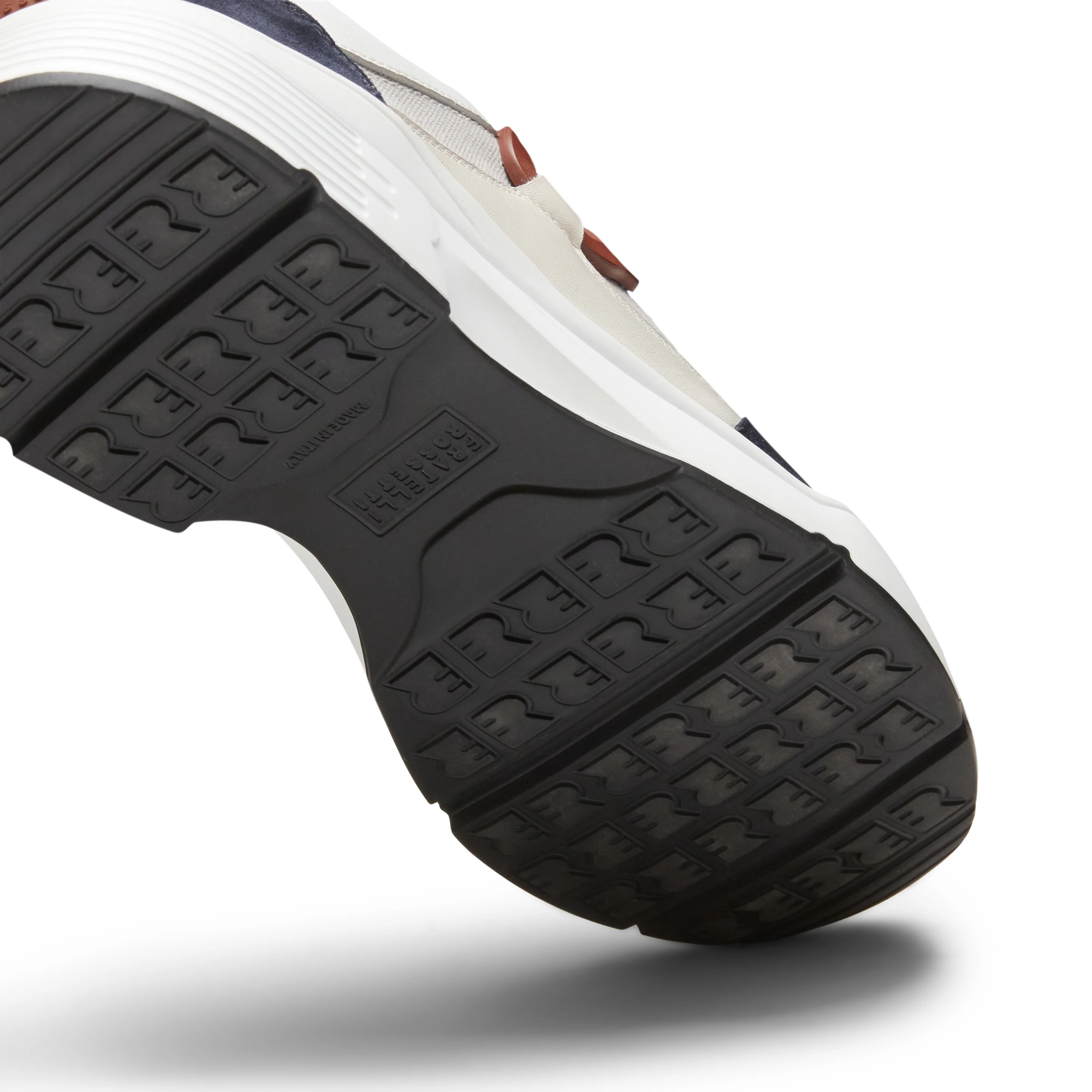 Sneaker in pelle e tessuto - Image 6