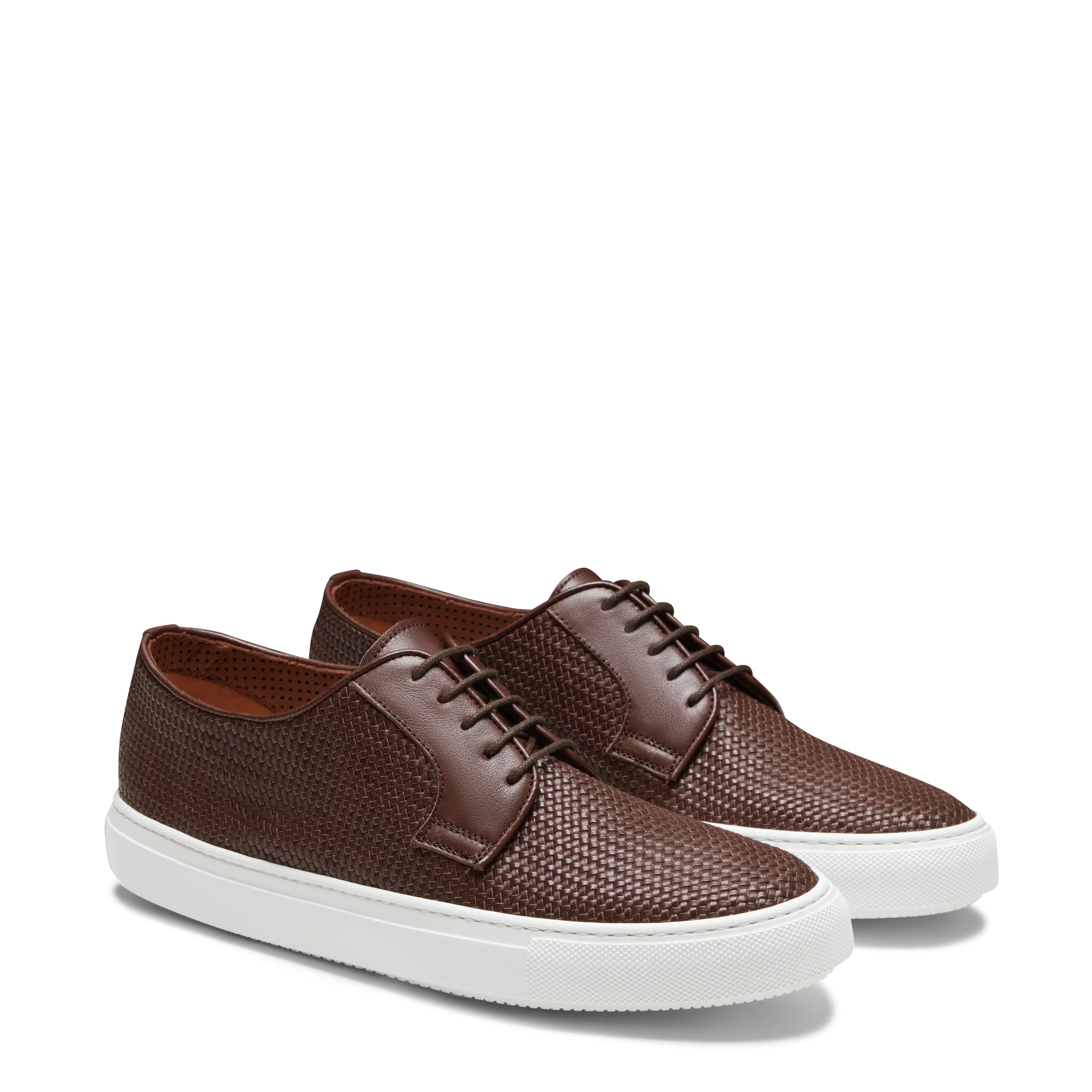 Sneaker in pelle intrecciata - Image 2