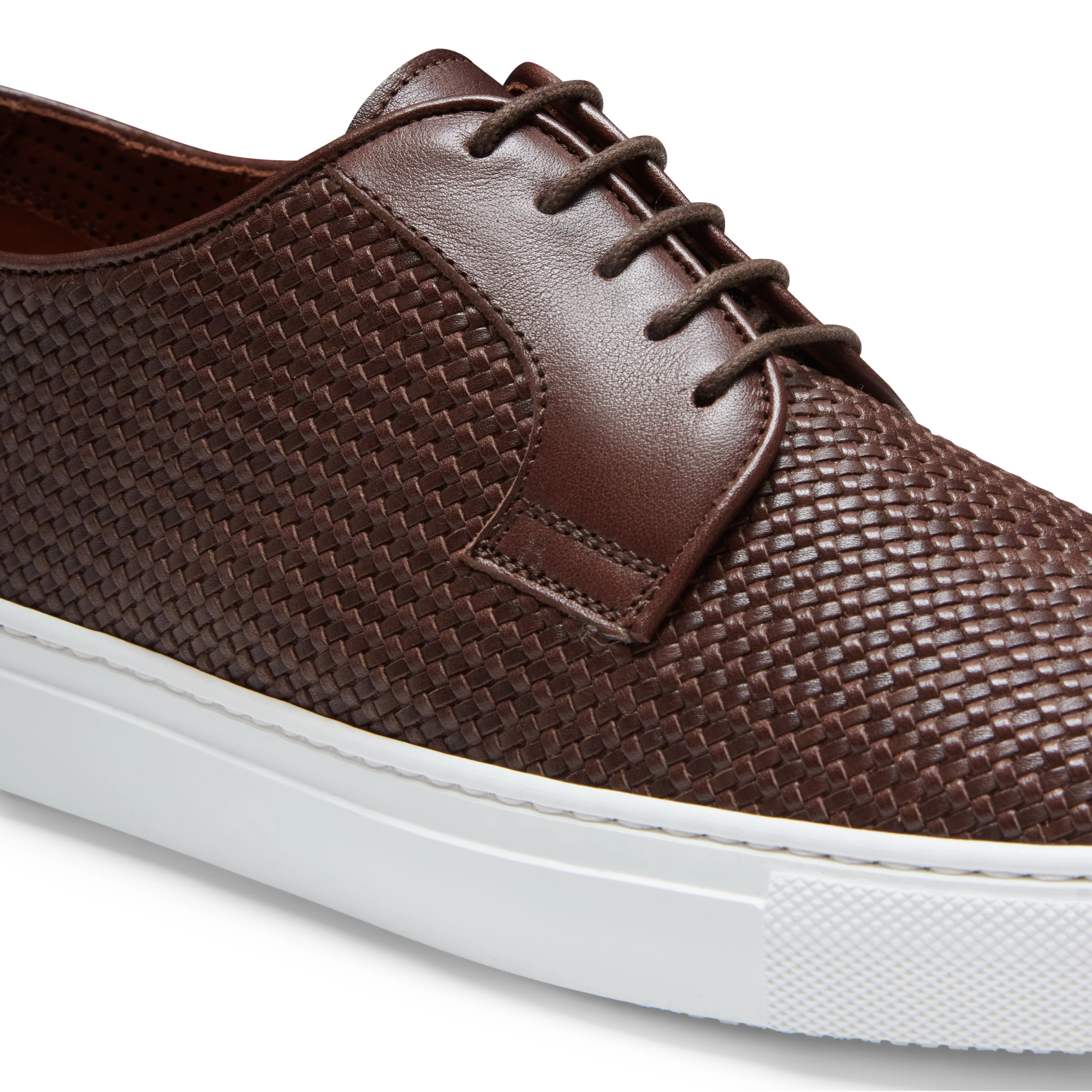 Sneaker in pelle intrecciata - Image 5