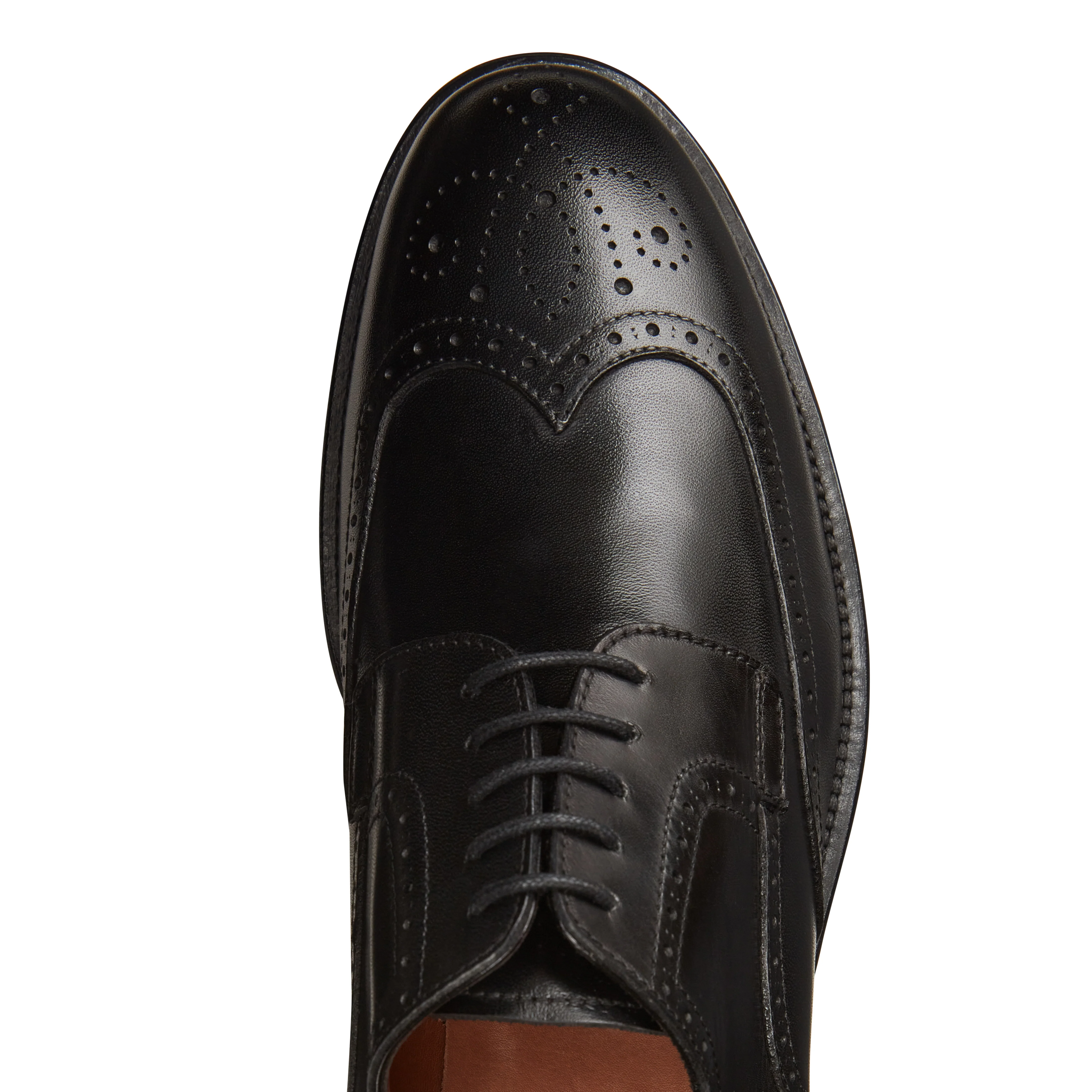 Stringata Derby brogue in pelle - Image 3